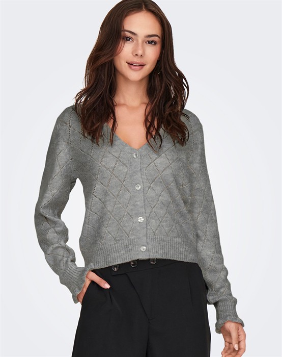 Letty V-Neck Structure Cardigan